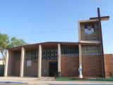 [Cliquez pour agrandir : 68 Kio] Gallup - Saint Francis of Assisi's church: front view.