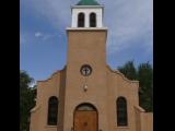 [Cliquez pour agrandir : 56 Kio] Cerrillos - Saint Joseph's church: front view.