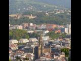 [Cliquez pour agrandir : 125 Kio] Saint-Sébastien - La ville : vue générale et cathédrale.