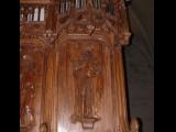 [Cliquez pour agrandir : 90 Kio] Saint-Jean-de-Maurienne - La cathédrale Saint-Jean-Baptiste : le chœur : les stalles.