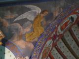 [Cliquez pour agrandir : 143 Kio] Saint-Pée-sur-Nivelle - L'église Saint-Pierre : fresque représentant un ange.