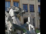 [Cliquez pour agrandir : 100 Kio] Lyon - La fontaine Bartholdi : cheval écumant.