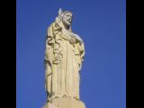 [Cliquez pour agrandir : 32 Kio] Saint-Sébastien - Le Mont Urgull : la statue du Christ.