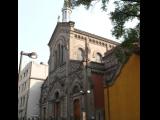 [Cliquez pour agrandir : 147 Kio] Mexico - L'église Saint-François : la façade.
