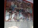 [Cliquez pour agrandir : 158 Kio] Mexico - Le palais national : fresque de Diego Riveira.