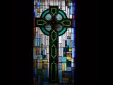 [Cliquez pour agrandir : 68 Kio] Tularosa - Saint Francis de Paula's church: stained glass window.