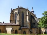 [Cliquez pour agrandir : 137 Kio] Sarlat-la-Canéda - La cathédrale Saint-Sacerdos : l'abside.