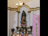 [Cliquez pour agrandir : 89 Kio] San José del Cabo - La mission San José del Cabo Añuití : statue de la Vierge de Guadalupe.