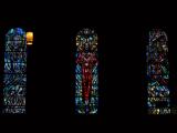 [Cliquez pour agrandir : 59 Kio] Gallup - The Sacred Heart cathedral: stained glass windows.