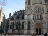 [Cliquez pour agrandir : 109 Kio] Bordeaux - La cathédrale Saint-André : la façade Nord.