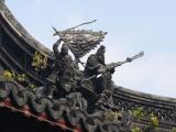 [Cliquez pour agrandir : 86 Kio] Shanghai - Le temple de Chenghuang : toit décoré.