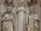 [Cliquez pour agrandir : 78 Kio] Paris - La tour Saint-Jacques : statues : détail.