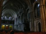 [Cliquez pour agrandir : 82 Kio] Bordeaux - La cathédrale Saint-André : la nef et l'orgue.