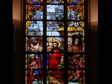 [Cliquez pour agrandir : 97 Kio] Tourcoing - L'église Saint-Christophe : vitrail du chœur : détail.