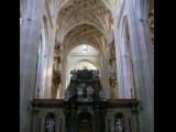 [Cliquez pour agrandir : 89 Kio] Ségovie - La cathédrale Sainte-Marie : plafond ouvragé.