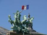 [Cliquez pour agrandir : 63 Kio] Paris - Le Grand Palais : l'un des deux quadriges.