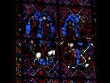 [Cliquez pour agrandir : 138 Kio] Tours - La cathédrale Saint-Gatien : vitrail : détail.