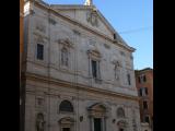 [Cliquez pour agrandir : 78 Kio] Rome - L'église Saint-Louis-des-Français : la façade.