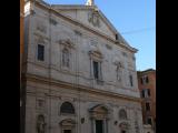 [Cliquez pour agrandir : 78 Kio] Rome - L'église Saint-Louis-des-Français : la façade.