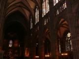 [Cliquez pour agrandir : 76 Kio] Strasbourg - La cathédrale : la nef.