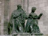 [Cliquez pour agrandir : 103 Kio] Saint-Denis - La basilique : tombeau d'Henri II et Catherine de Médicis : le couple royal en prière.