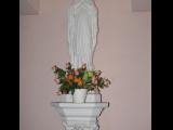 [Cliquez pour agrandir : 42 Kio] Uzan - L'église Sainte-Quitterie : statue de la Vierge.