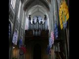 [Cliquez pour agrandir : 95 Kio] Orléans - La cathédrale : la nef et l'orgue.