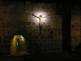 [Cliquez pour agrandir : 56 Kio] Azpeitia - La maison de Saint Ignace : Christ en croix.