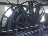 [Cliquez pour agrandir : 83 Kio] Mine de Lewarde - Machine à vapeur pour actionner l'ascenseur.