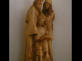 [Cliquez pour agrandir : 62 Kio] Los Lunas - Saint Clement's church: statue of the Holy Family.