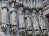 [Cliquez pour agrandir : 104 Kio] Amiens - La cathédrale : le portail Sud : détail.