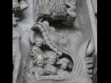 [Cliquez pour agrandir : 83 Kio] Fribourg - La cathédrale Saint-Nicolas-de-Myre : le portail : détail.