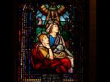 [Cliquez pour agrandir : 104 Kio] Tucson - Saint Augustine cathedral: stained glass window.