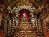[Cliquez pour agrandir : 149 Kio] Rio de Janeiro - L'abbaye Saint-Benoît : le chœur : détail.