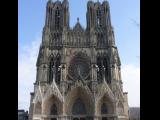 [Cliquez pour agrandir : 94 Kio] Reims - La cathédrale Notre-Dame : la façade.