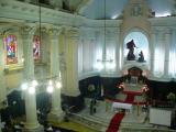 [Cliquez pour agrandir : 88 Kio] Rio de Janeiro - L'église Sainte-Marguerite-Marie : l'église vue de la tribune.