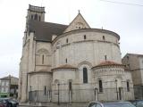 [Cliquez pour agrandir : 85 Kio] Agen - La cathédrale Saint-Caprais : vue générale.