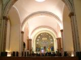 [Cliquez pour agrandir : 106 Kio] Mexico - L'ancienne église jésuite Saint-Pierre-Saint-Paul : la nef.