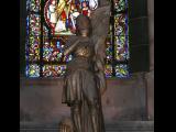 [Cliquez pour agrandir : 116 Kio] Lille - La cathédrale Notre Dame de la Treille : la chapelle de Jeanne-d'Arc : la statue.