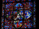 [Cliquez pour agrandir : 150 Kio] Tours - La cathédrale Saint-Gatien : vitrail : détail.
