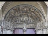 [Cliquez pour agrandir : 106 Kio] Dijon - L'église Notre-Dame : la façade : le tympan.