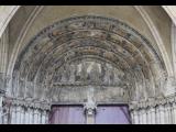 [Cliquez pour agrandir : 106 Kio] Dijon - L'église Notre-Dame : la façade : le tympan.