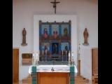 [Cliquez pour agrandir : 64 Kio] Peñasco - The church of San Antonio: the choir.