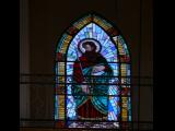 [Cliquez pour agrandir : 74 Kio] Hermosillo - La cathédrale Notre-Dame-de-l'Assomption : vitrail représentant Saint Paul.