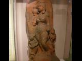 [Cliquez pour agrandir : 99 Kio] Delhi - Le musée national : statue de la déesse Yamuna (fleuve sacré, 5è s.).