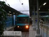 [Cliquez pour agrandir : 73 Kio] Rio de Janeiro - Train de voyageurs en gare centrale.