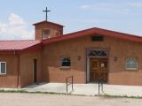 [Cliquez pour agrandir : 62 Kio] Truchas - The new church of the Holy Rosary.