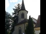 [Cliquez pour agrandir : 78 Kio] Fribourg - L'église Notre-Dame-de-Bourguillon : le clocher.