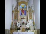 [Cliquez pour agrandir : 82 Kio] Niteroí - La basilique Nossa Senhora Auxiliadora : l'autel du Sacré-Cœur.