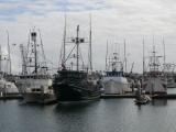 [Cliquez pour agrandir : 86 Kio] San Diego - The port: boats.
